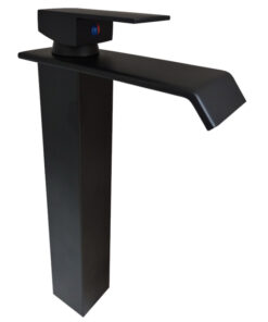 MONOCONTROL LAVAMANOS ALTO CASCADA NEGRO